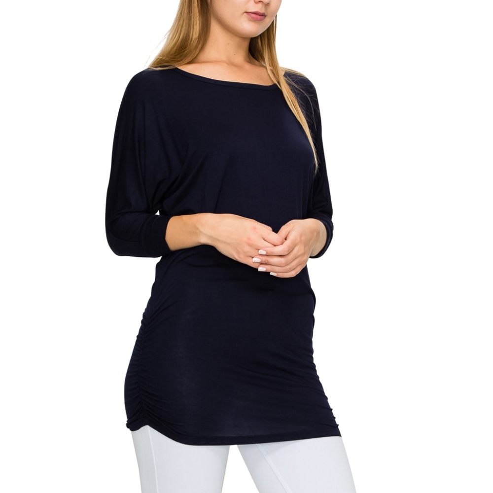 3/4 Sleeve Rayon Top